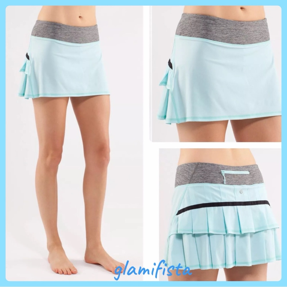 Lululemon Pace Setter Skort Aquamarine sz.4